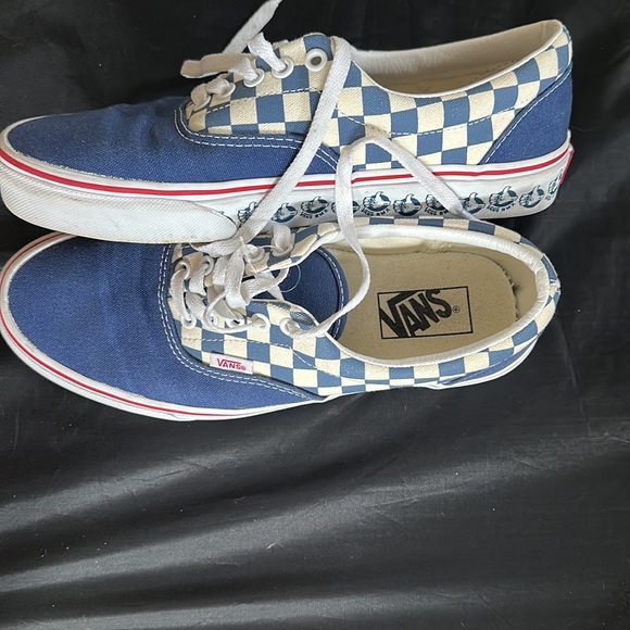 VANS Era BMX True Navy White Unisex US Men 8.5 US Women 10.0 Checkered Sneakers - Picture 16 of 16